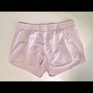 Athleta hustle shorts pink
